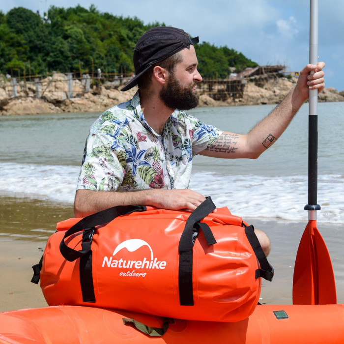 Сумка-баул водонепроникна Naturehike NH20FSB03, 120L, Red (6927595744345)