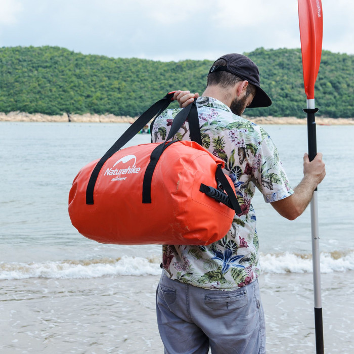 Сумка-баул водонепроникна Naturehike NH20FSB03, 120L, Red (6927595744345)