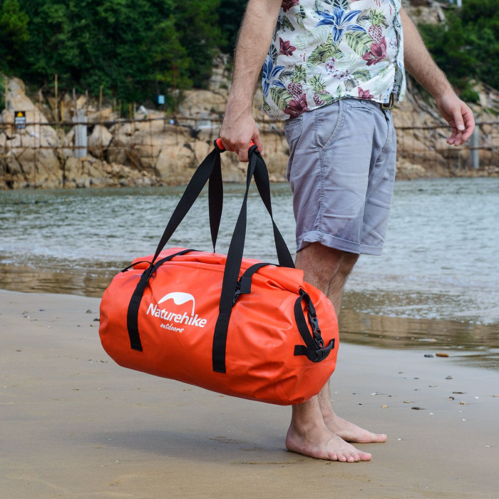 Сумка-баул водонепроникна Naturehike NH20FSB03, 120L, Red (6927595744345)