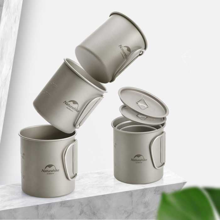 Кружка титанова з ручкою Naturehike NH20CJ005 300ml (6927595745779)