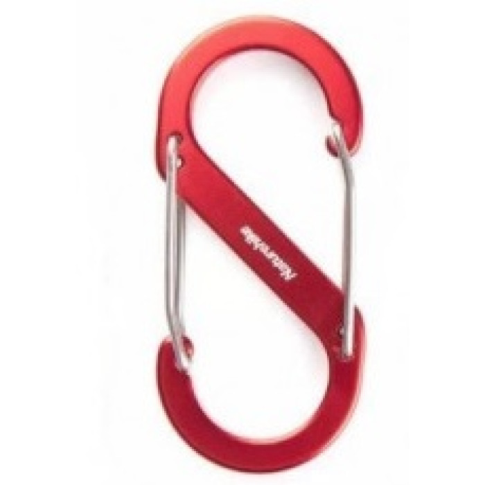 Карабін багатофункціональний (1 шт) Naturehike S-type L 88 mm NH20GS004 red (6927595747124)