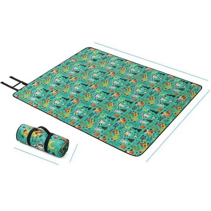 Килимок для пікніка Naturehike C042 200х180 cm NH19D024-Z green forest (6927595747582)