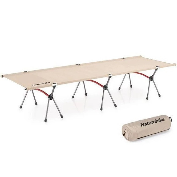 Ліжко складане Naturehike NH20JJ009, aluminium, Beige (6927595747735)