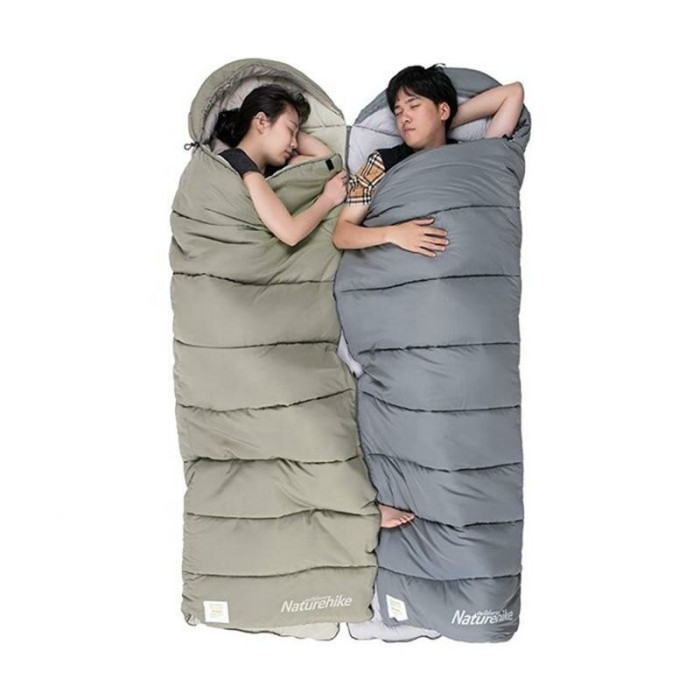Спальний мішок Naturehike M180 NH20MSD02, Left Zip, Grey (6927595702376)