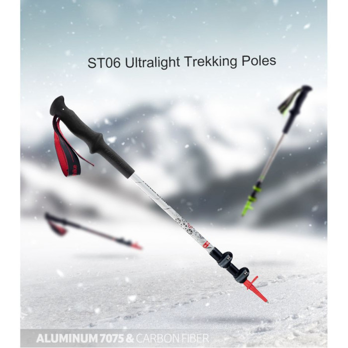 Трекінгова палиця (1 шт) Naturehike ST06 NH17D006-D Black (6927595748596)