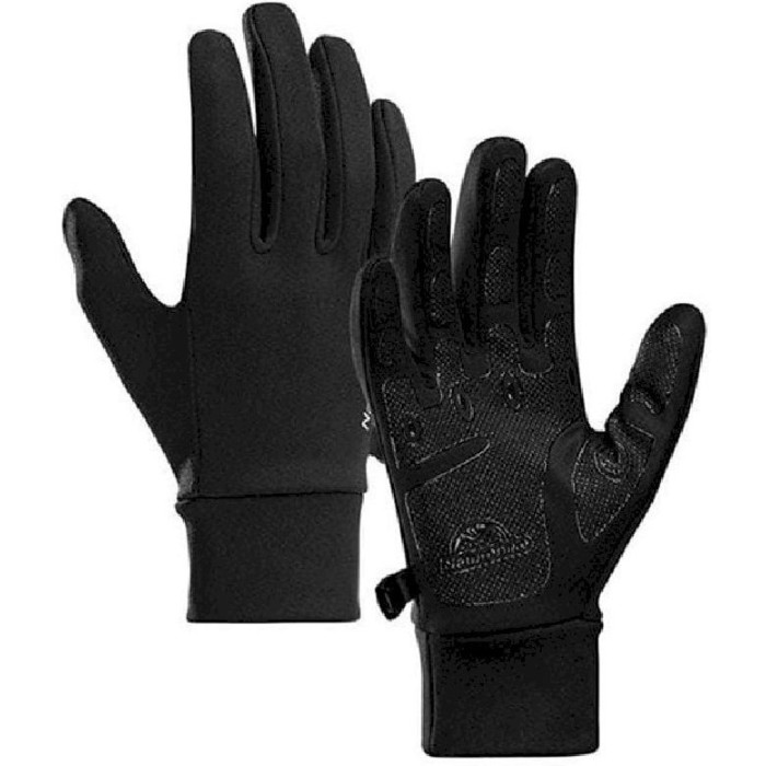 Рукавички трикотажні з покращеним хватом Naturehike NH20FS032, розмір XL, Black (6927595749883)