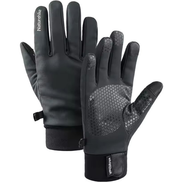 Рукавички вологозахисні Naturehike NH19S005-T, розмір М, Black (6927595750469)