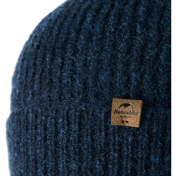 Шапка вовняна Naturehike NH17M010-Z Dark Blue (6927595760499)