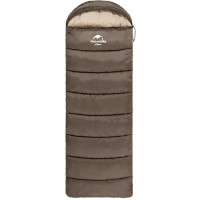 Спальник Naturehike U250S NH20MSD07, (0°C), Left Zip, Brown (6927595769294-L)