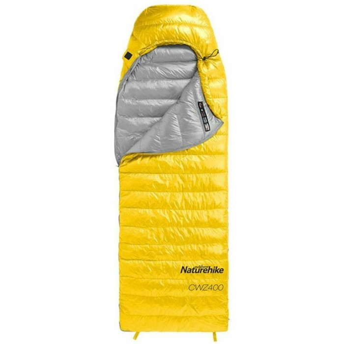 Спальний мішок Naturehike CWZ400 NH19W400-Z, p-р L, Yellow (6927595765364)