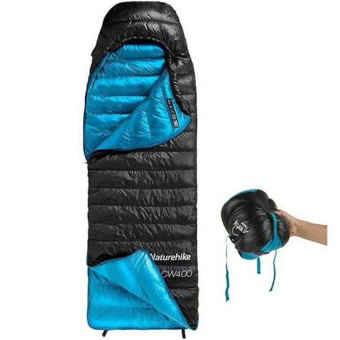 Спальний мішок Naturehike CWZ400 NH19W400-Z, p-р L, Yellow (6927595765364)