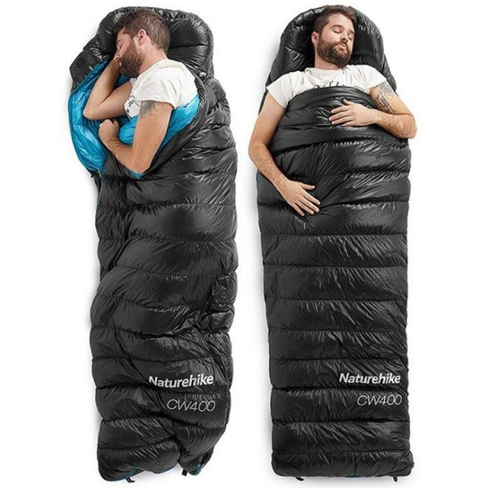 Спальний мішок Naturehike CWZ400 NH19W400-Z, p-р L, Yellow (6927595765364)