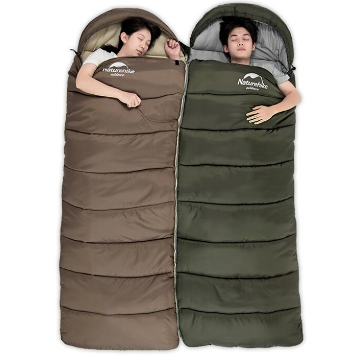 Спальник Naturehike U350 NH20MSD07, Right Zip, Brown (6927595767221-R)