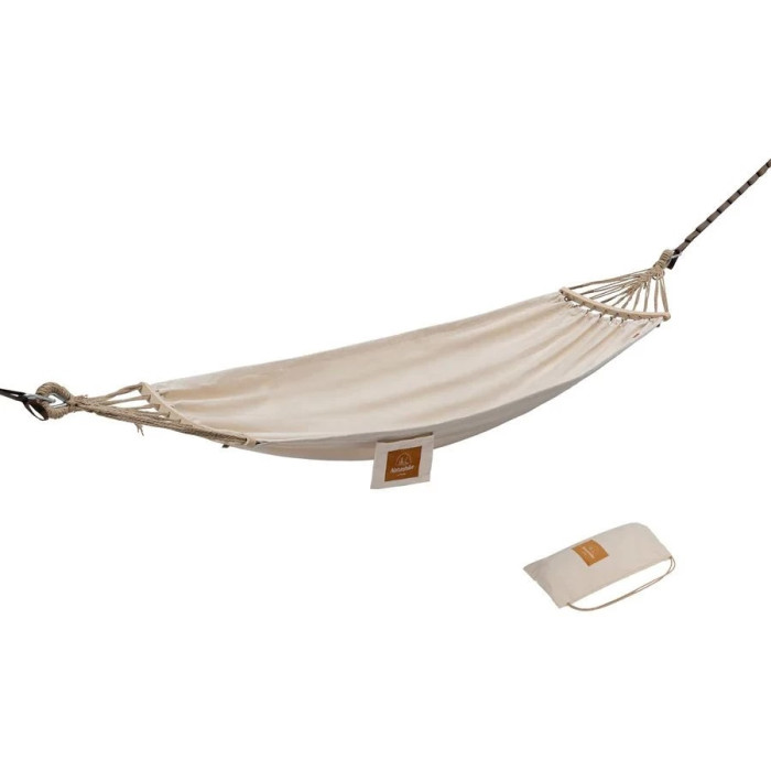 Гамак одномісний без перекидання Naturehike NH20DC001 Beige (6927595767634)