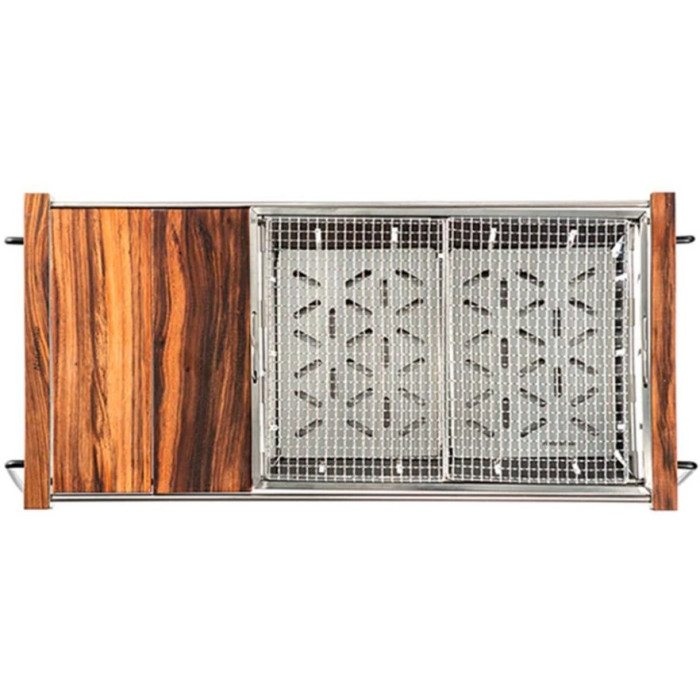 Портативний гриль Naturehike Picnic BBQ Grill NH20CJ006, р-р L, steel (6927595767672)