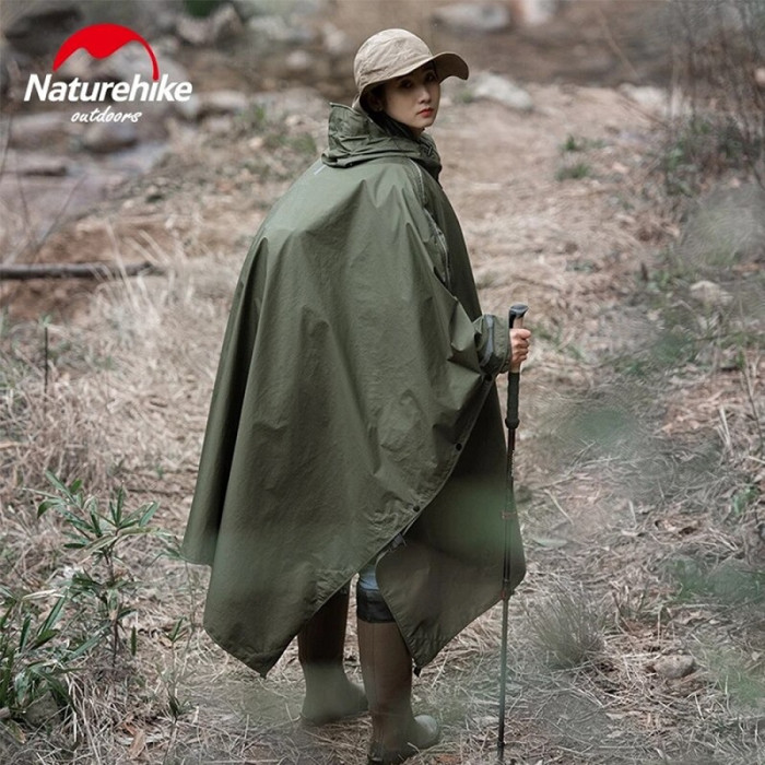 Пончо-дощовик Naturehike NH21FS036, p-p L, Olive (6927595772300)