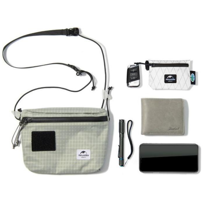 Сумка мала Naturehike NH20BB204, 3L, Light Grey (6927595772379)