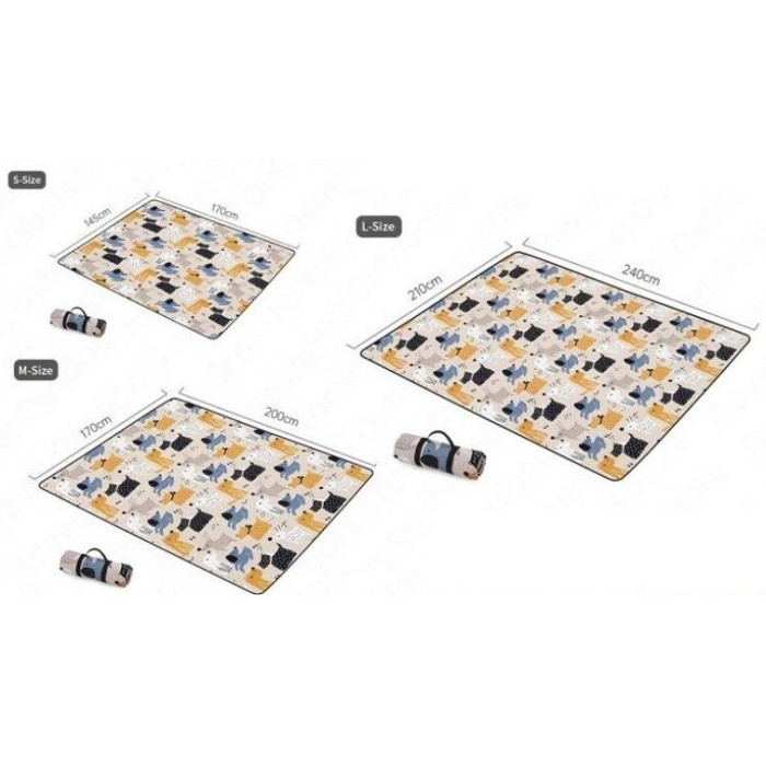 Килимок для пікніка Naturehike Picnic mat M 170x200 cm NH21FCD01 pet (6927595774144)