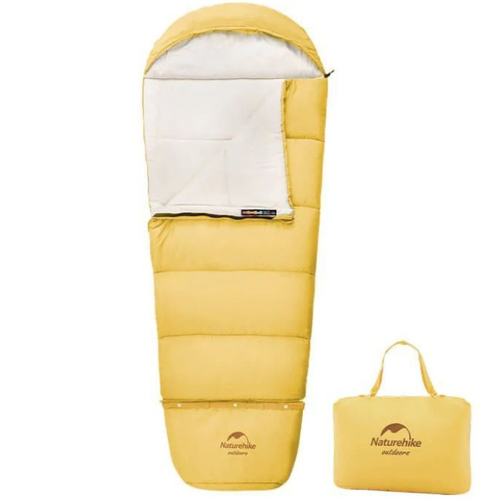 Спальний мішок дитячий Naturehike С300 NH21MSD01 Yellow (6927595774656)