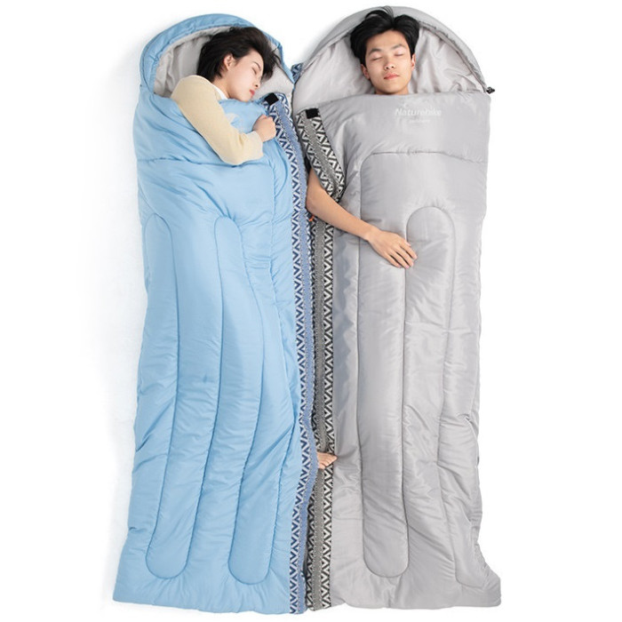 Спальний мішок Naturehike L250 NH21MSD07, (9°C), Right Zip, Blue (6927595774830-R)