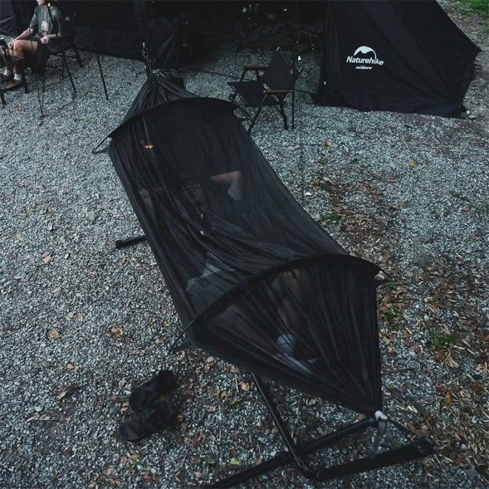 Гамак 3-в-1 з москітною сіткою Naturehike CNH22HJ001, 210T polyester, Dark Green (6927595775059)
