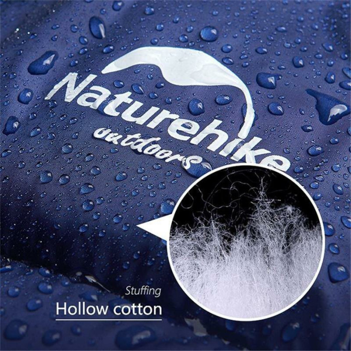 Спальний мішок-пончо Naturehike NH18D010-P, Hollow cotton, Blue (6927595777015)