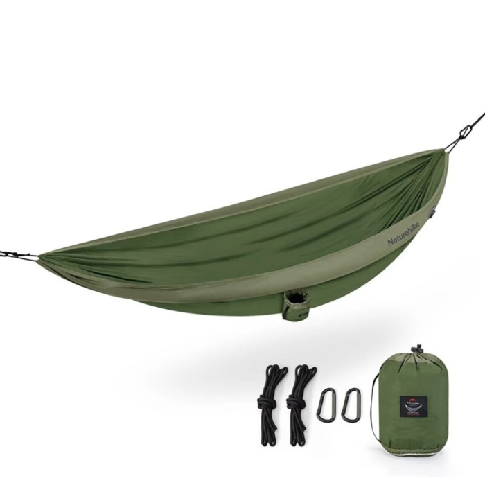 Гамак з надувними краями Naturehike NH21DC012 Dark Green (6927595777398)