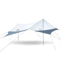 Тент Naturehike Hexagon NH16T013-S, 150D / Silver Coated, 520x460 cm, Grey-Blue (6927595777794)