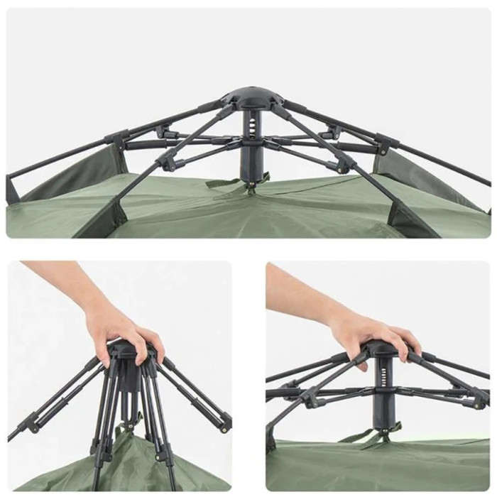 Намет Naturehike Automatic 3 NH21ZP008, Dark Green (6976023922336)