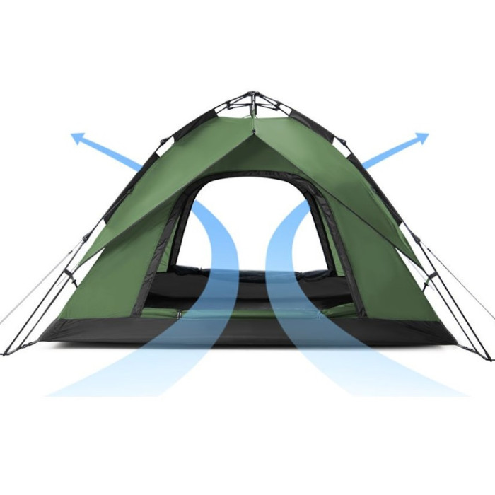 Намет Naturehike Automatic 4 NH21ZP008, Dark Green (6927595777909)
