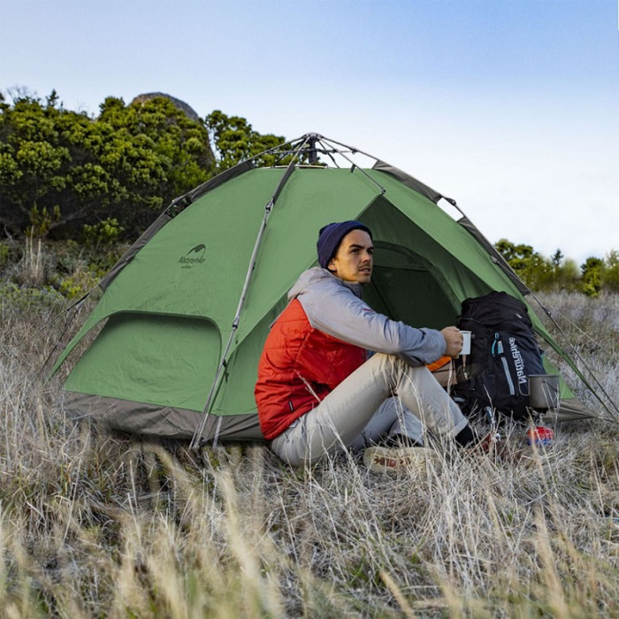 Намет Naturehike Automatic 4 NH21ZP008, Dark Green (6927595777909)