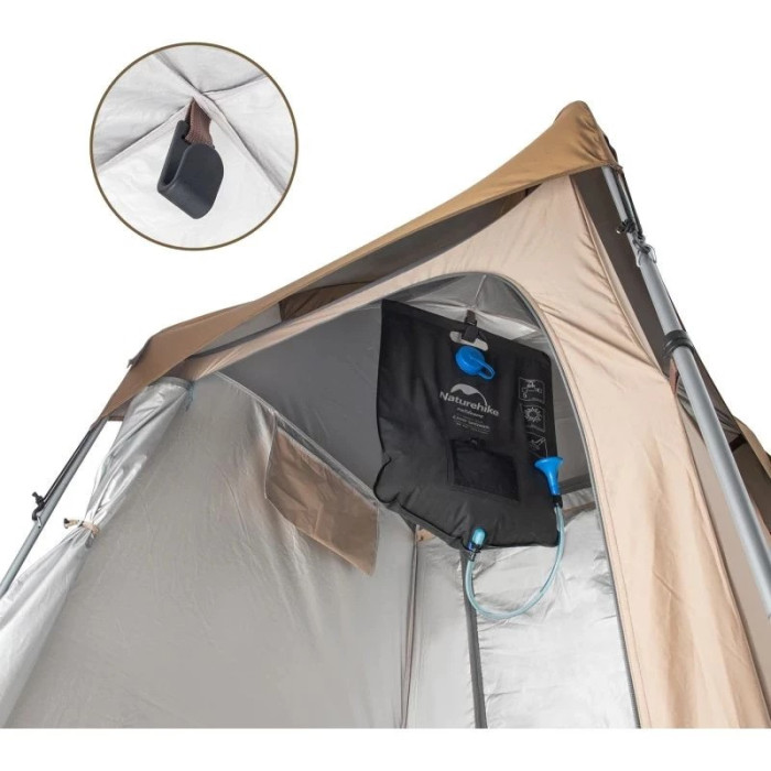 Душовий намет Naturehike NH21ZP005 Brown (6927595779088)