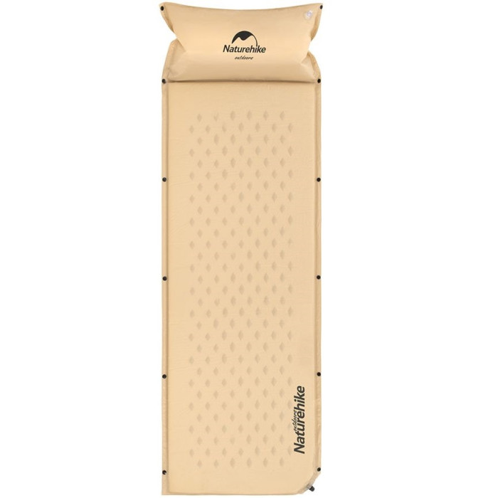 Самонадувний килимок Naturehike NH15Q002-D, 25 mm, Beige (6927595782576)