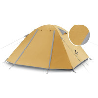 Палатка Naturehike P-Series NH18Z022-P, 210T/65D, Yellow (6927595783610)