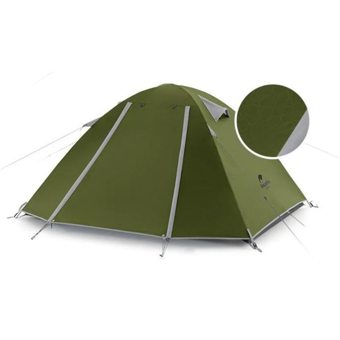 Намет Naturehike P-Series NH18Z022-P, 210T/65D, Dark Green (6927595783627)