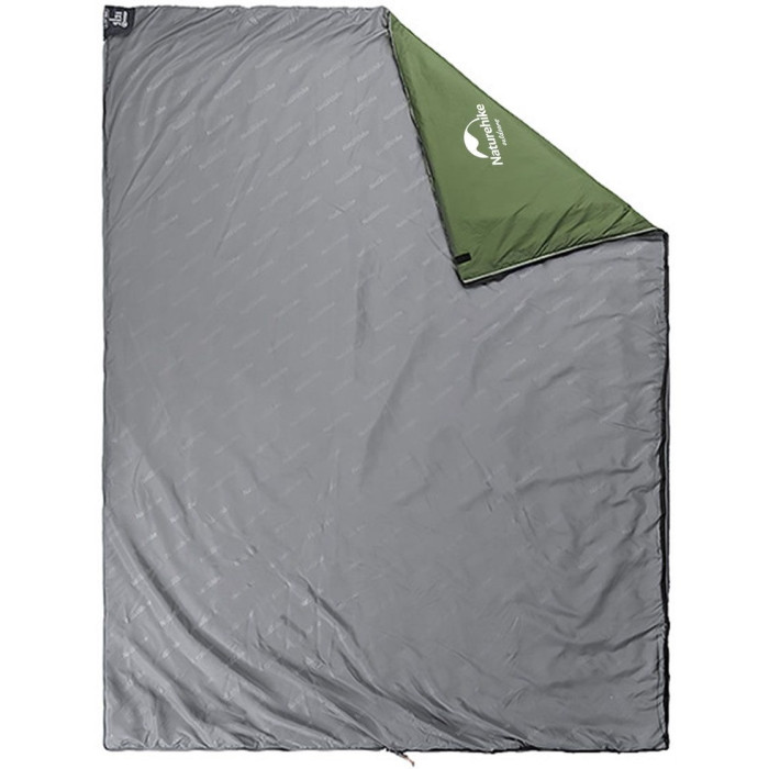 Спальний мішок Naturehike LW180 NH21MSD04, (15°C), p-p М, Left Zip, Dark Green (6927595786949-L)