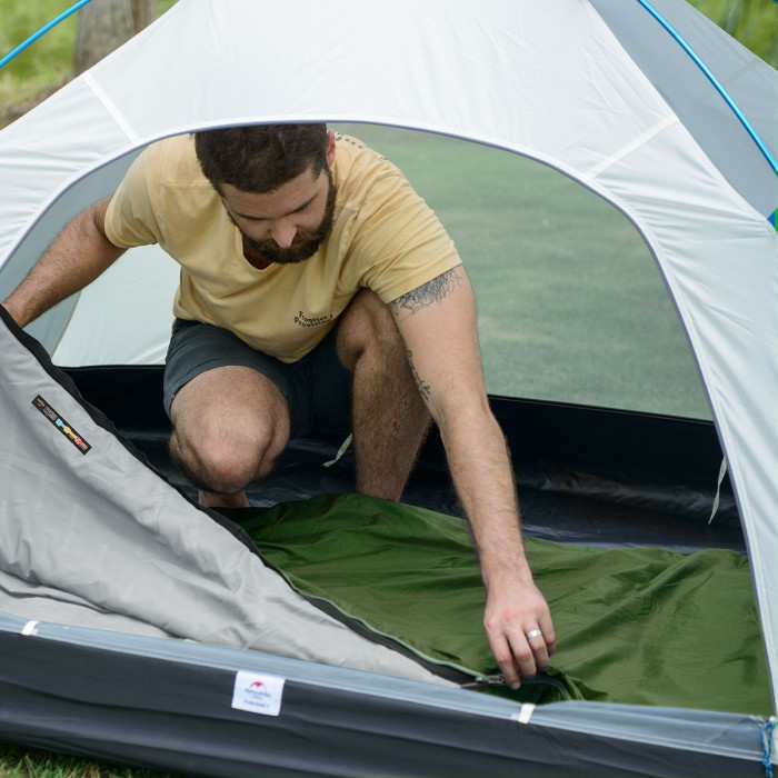 Спальний мішок Naturehike LW180 NH21MSD04, (15°C), p-p М, Left Zip, Dark Green (6927595786949-L)