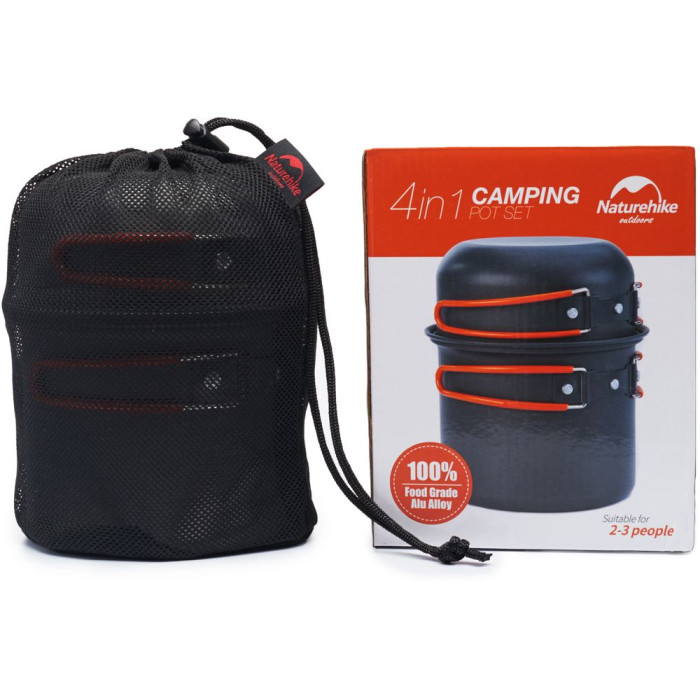 Набір посуду Naturehike NH15T401-G, aluminium (6927595787212)
