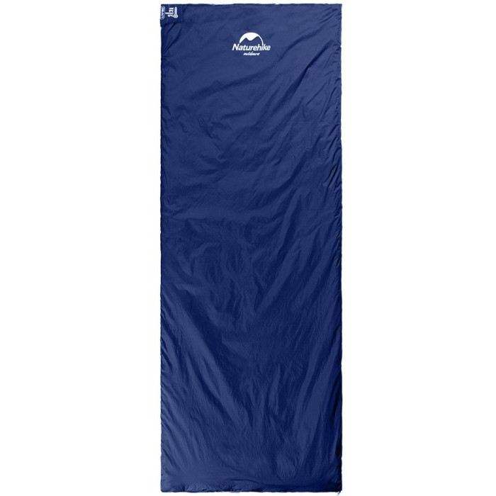 Спальний мішок Naturehike LW180 NH21MSD04, (15°C), p-p XL, Left Zip, Dark Blue (6927595788172-L)