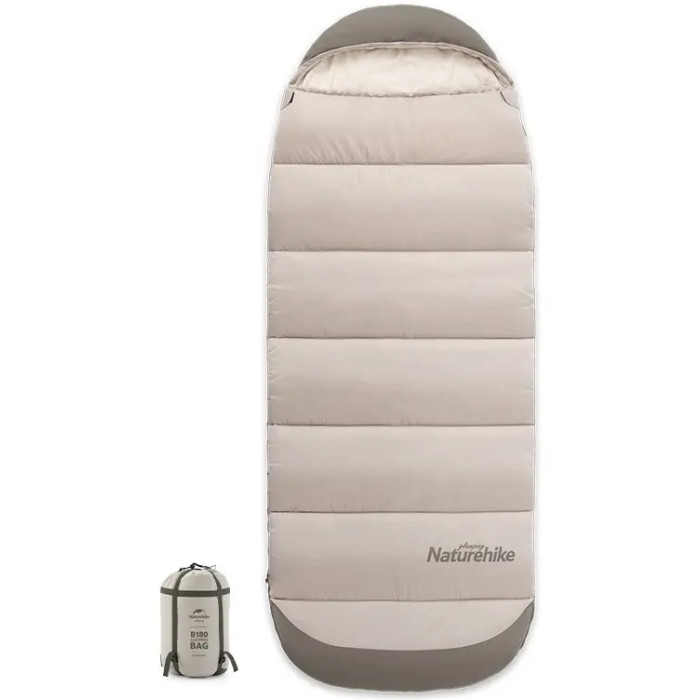 Спальний мішок Naturehike B400 NH21MSD11, Right Zip, Green (6927595788332)