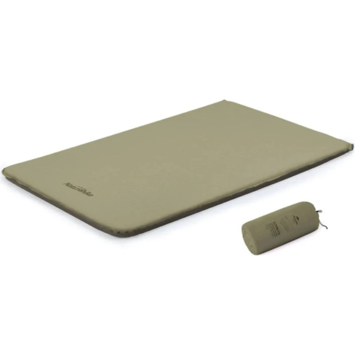 Матрац cамонадувний подвійний Naturehike NH21FCD11, 6 cm, Khaki (6927595793343)
