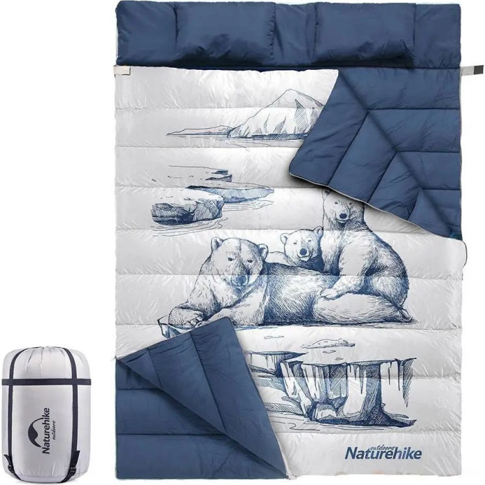 Спальний мішок Naturehike NH21MSD06 Blue (6927595795323)