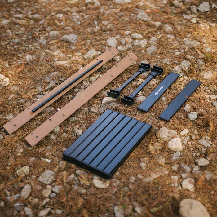 Стіл складаний Naturehike NH21JU011, алюміній / бук (6927595797808)