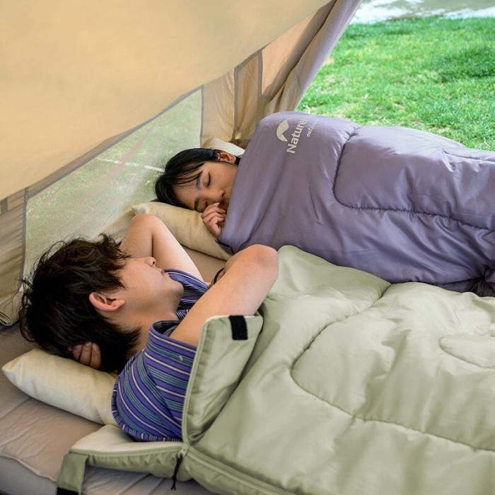 Спальний мішок Naturehike H150 NH19S015-D, p-р L, Violet (6927595798706)
