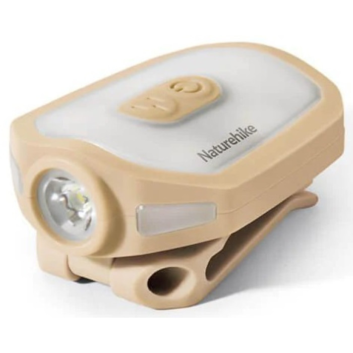 Фонарь с клипсой Naturehike NH21ZM013 Beige (6927595798973)