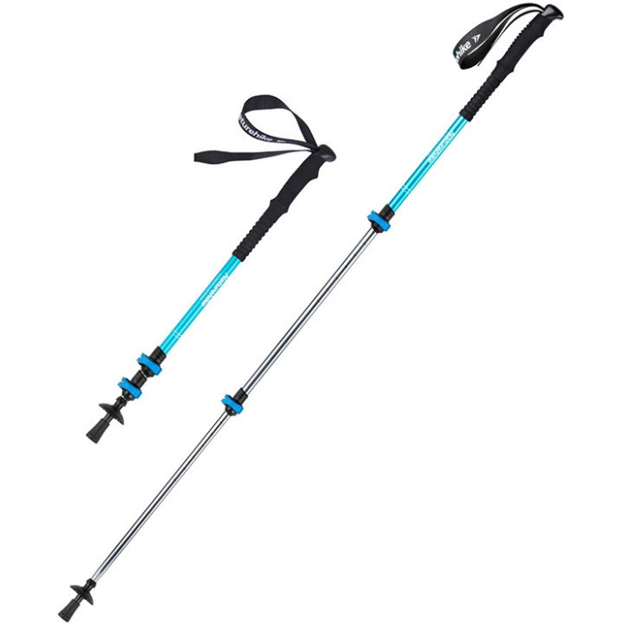 Трекінгові палиці (2 шт) Naturehike Men ST 01 6061 AL NH17D001-Z, 61-135 cm, Blue (6975641885603_2)