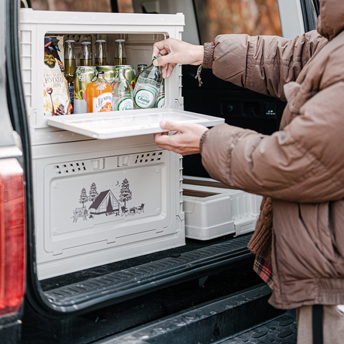 Складной контейнер Naturehike CNH22SN019, 50+5 L, Grey (6975641886419)