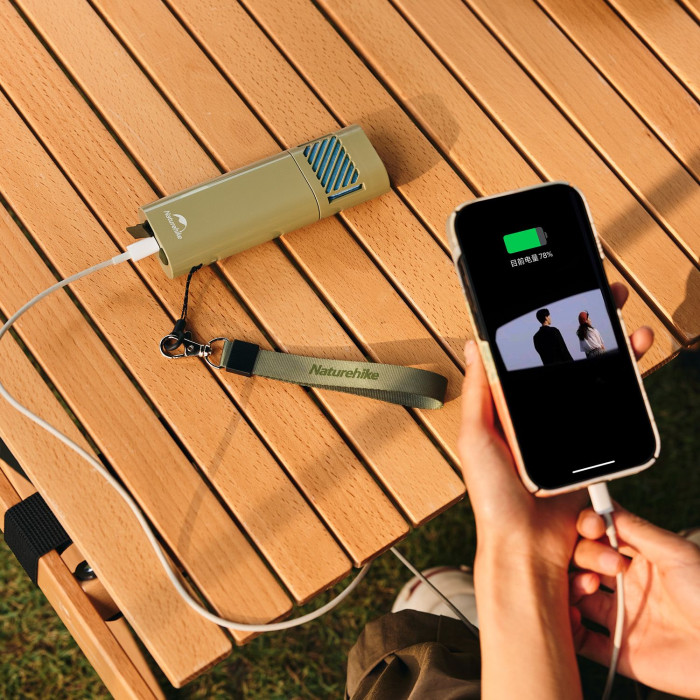 Ліхтар-повербанк антимоскітний Naturehike CNH22DQ021 Green (6975641887027)