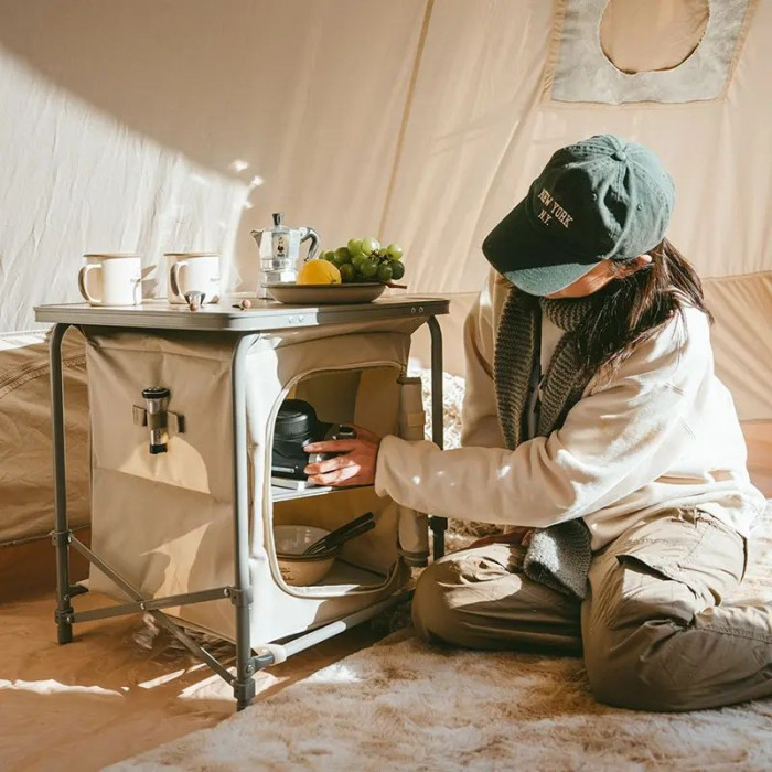 Стіл складаний Naturehike CNH22JU031, Beige (6975641888895)