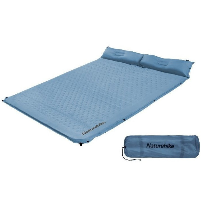 Самонадувний килимок Naturehike CNH22DZ013, 3 cm, Blue (6975641889557)